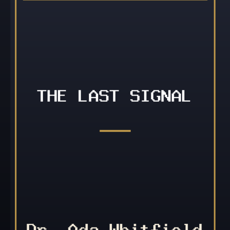 The Last Signal by Dr. Ada Whitfield